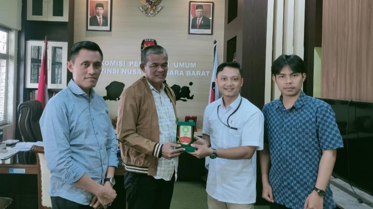 Penelitian bersama UIN SGD ke KPU NTB