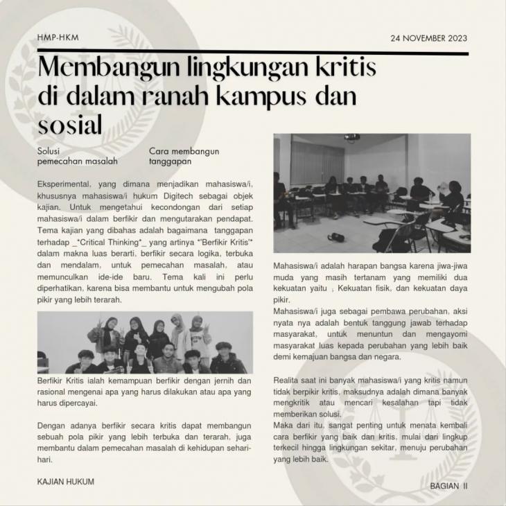 Kajian Mahasiswa Hukum